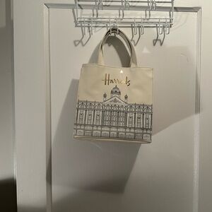 Harrods Beige and Gray Architectural Tote